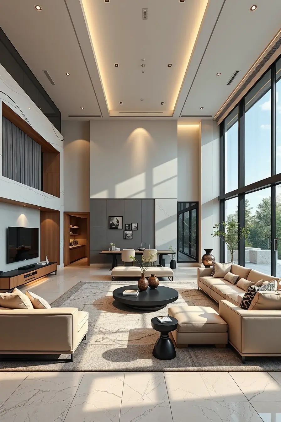 65 Living Room Inspo 2026: Futuristic, Ultra Modern & Smart Interior Ideas