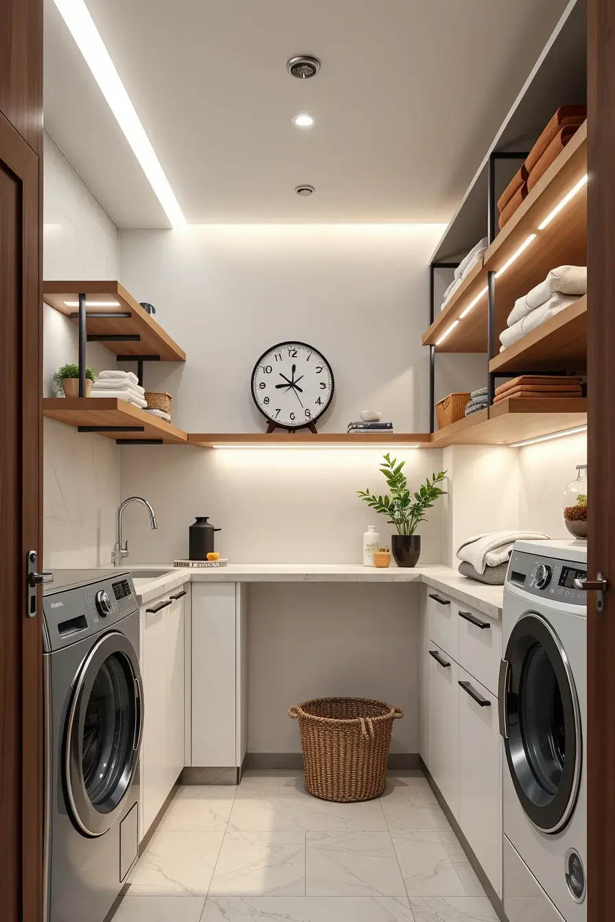 62 Laundry Room Shelves Ideas 2026: Stylish, Modern and Designer Storage Solutions