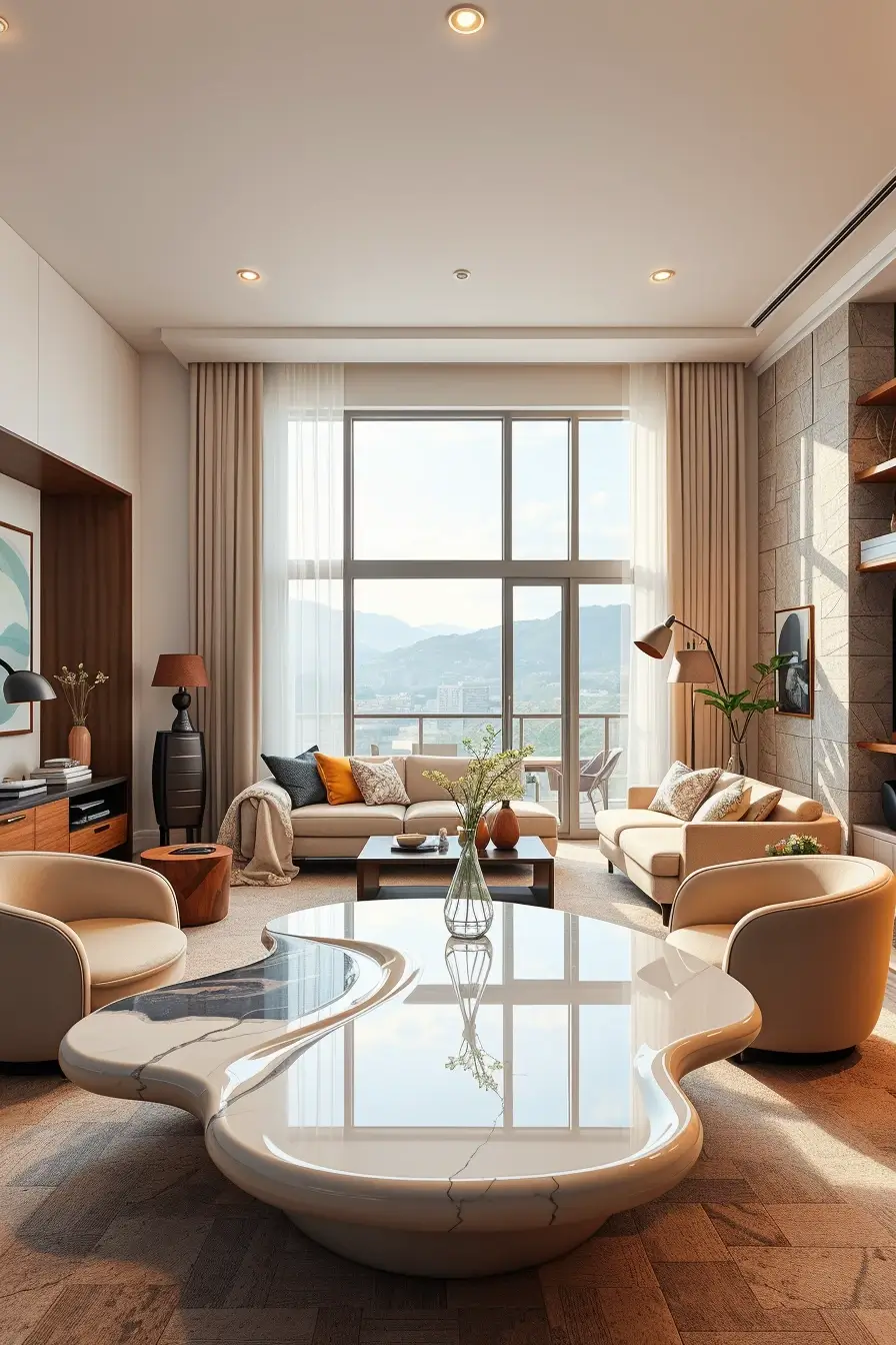 68 Apartment Living Room Designs 2026: Modern, Stylish, Curved Interior Ideas