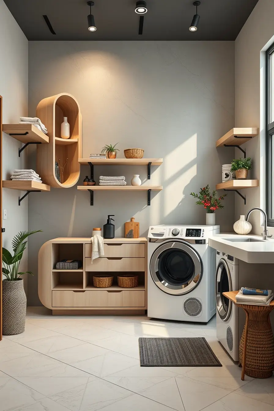 62 Laundry Room Shelves Ideas 2026: Stylish, Modern and Designer Storage Solutions