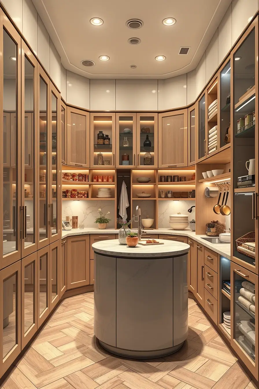 64 Pantry Renovation Ideas 2026: Modern, Designer & Curved Pantry Designs
