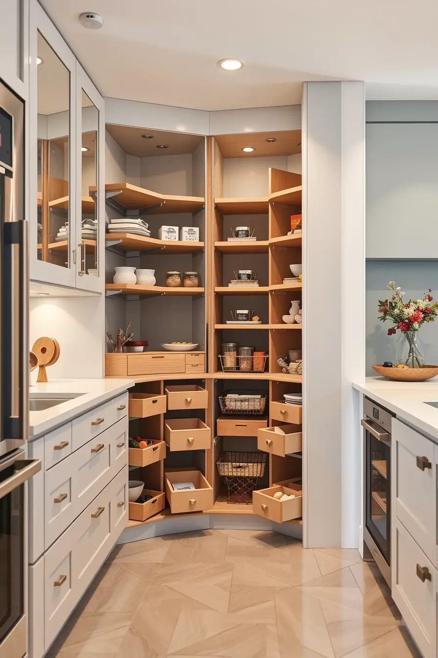 62 Corner Pantry Ideas 2026: Stylish, Modern & Designer Kitchen Storage