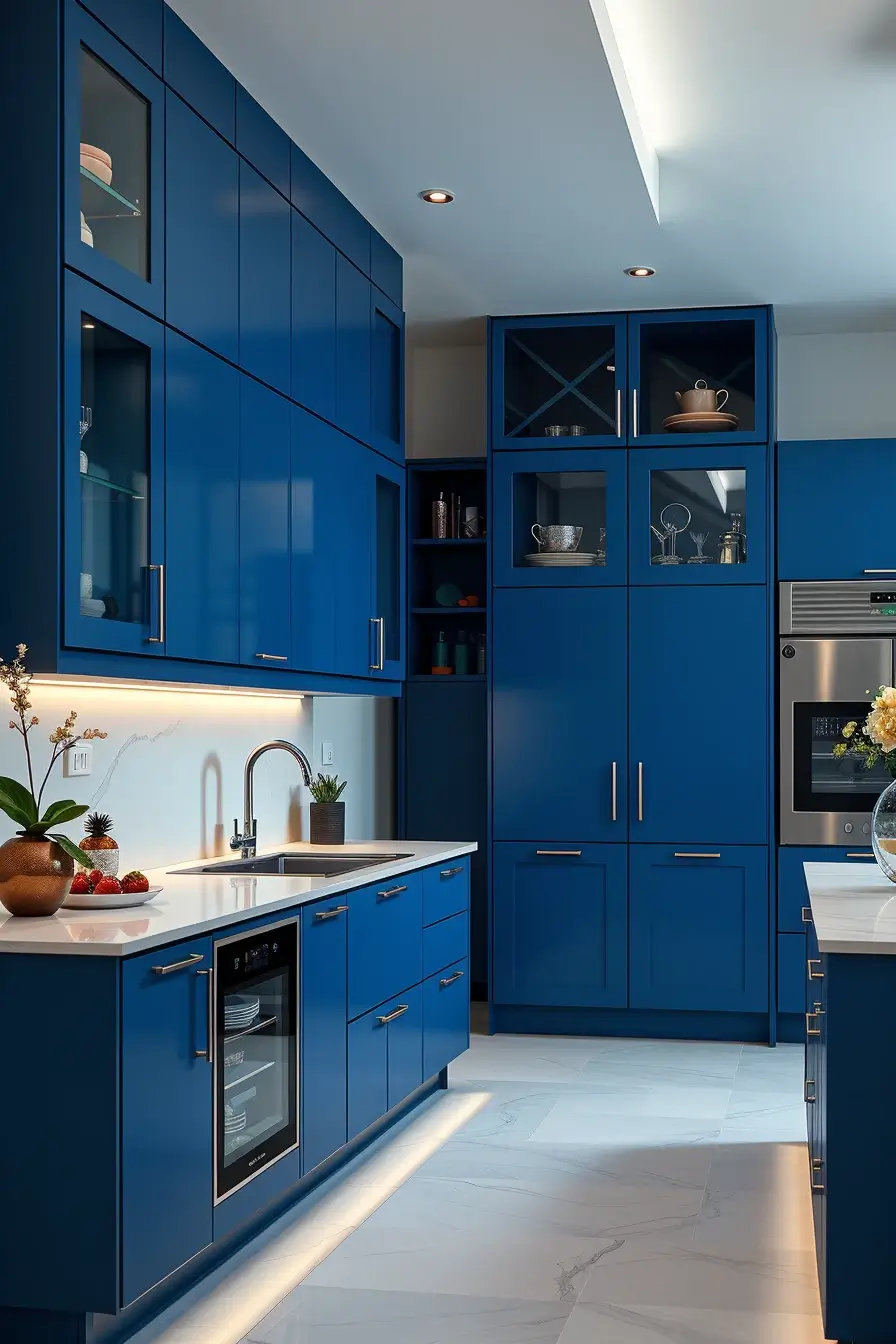 64 Blues Kitchen Ideas 2026: Modern Designer Blue Kitchens With Luxury Style