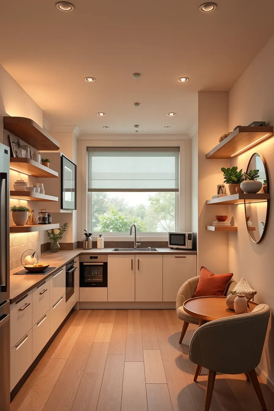 65 Small Kitchen Ideas 2026: Modern Designs, Curved Furniture & Space-Saving Trends