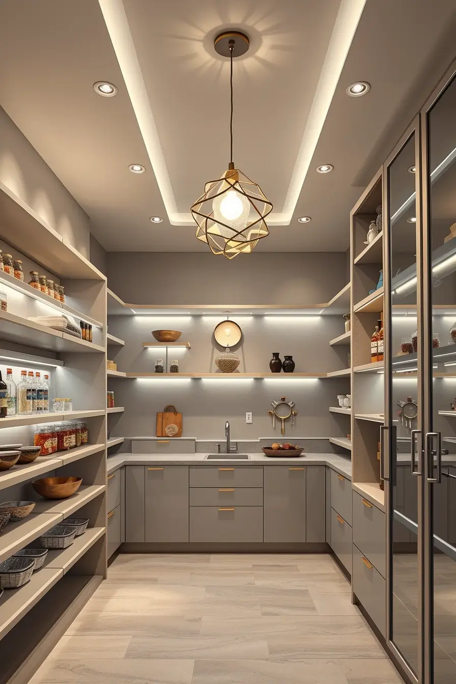 64 Pantry Renovation Ideas 2026: Modern, Designer & Curved Pantry Designs