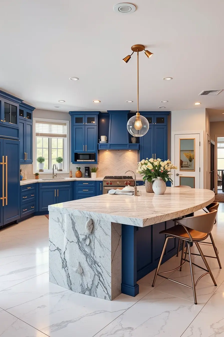 64 Blues Kitchen Ideas 2026: Modern Designer Blue Kitchens With Luxury Style