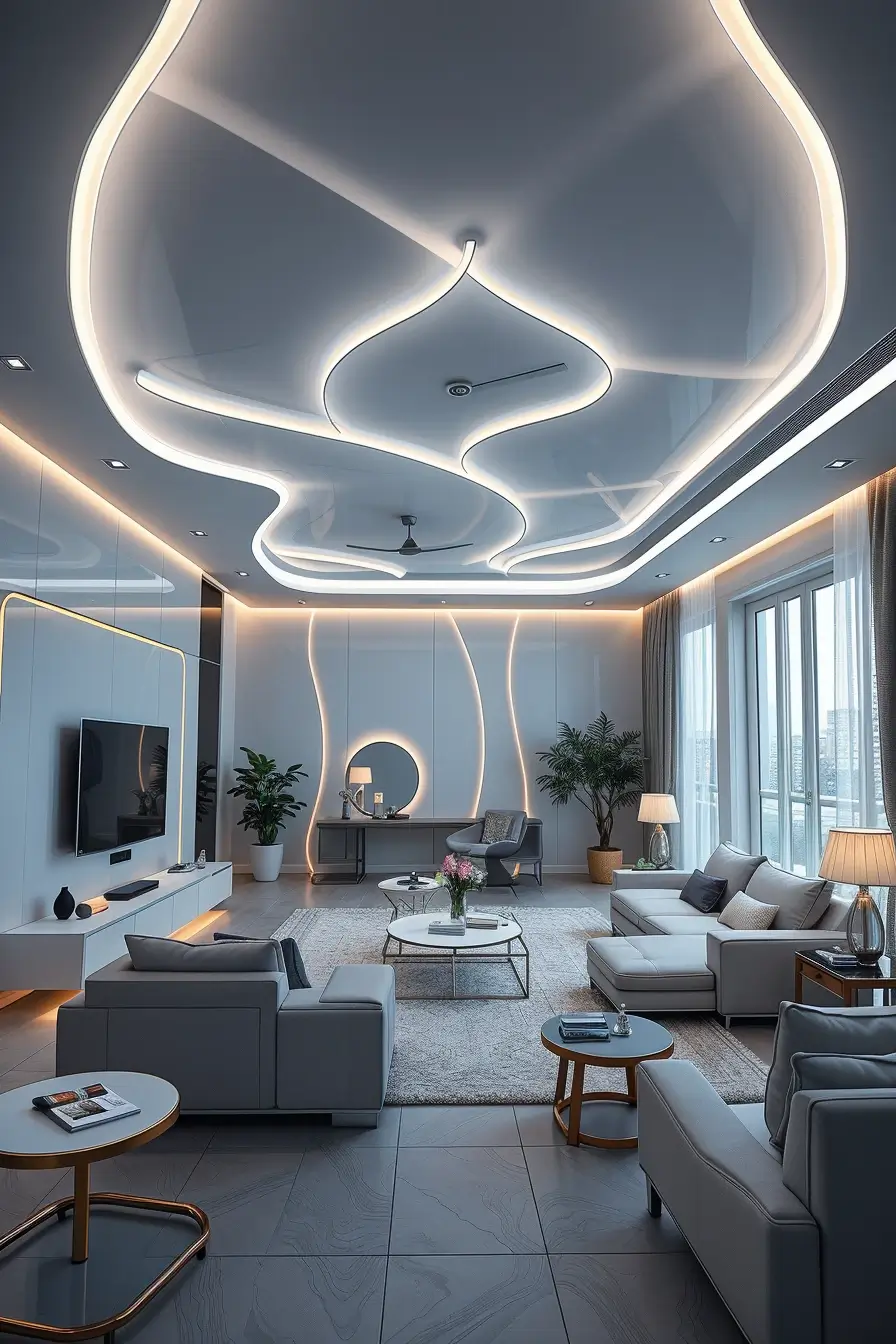 65 Living Room Inspo 2026: Futuristic, Ultra Modern & Smart Interior Ideas