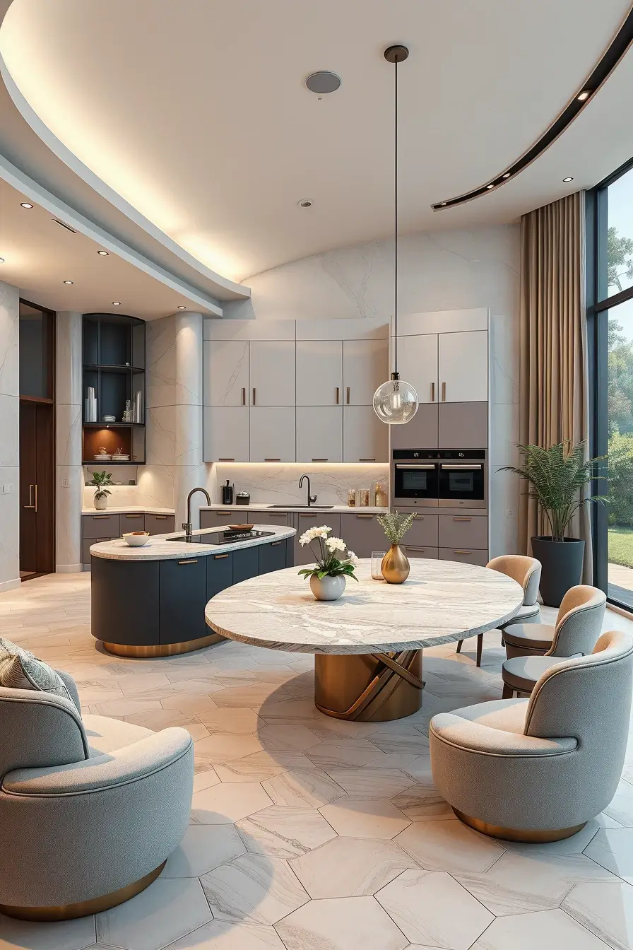 64 Kitchen Remodel Concepts for 2026: Stylish Curved, Oval, and Streamlined Design Ideas