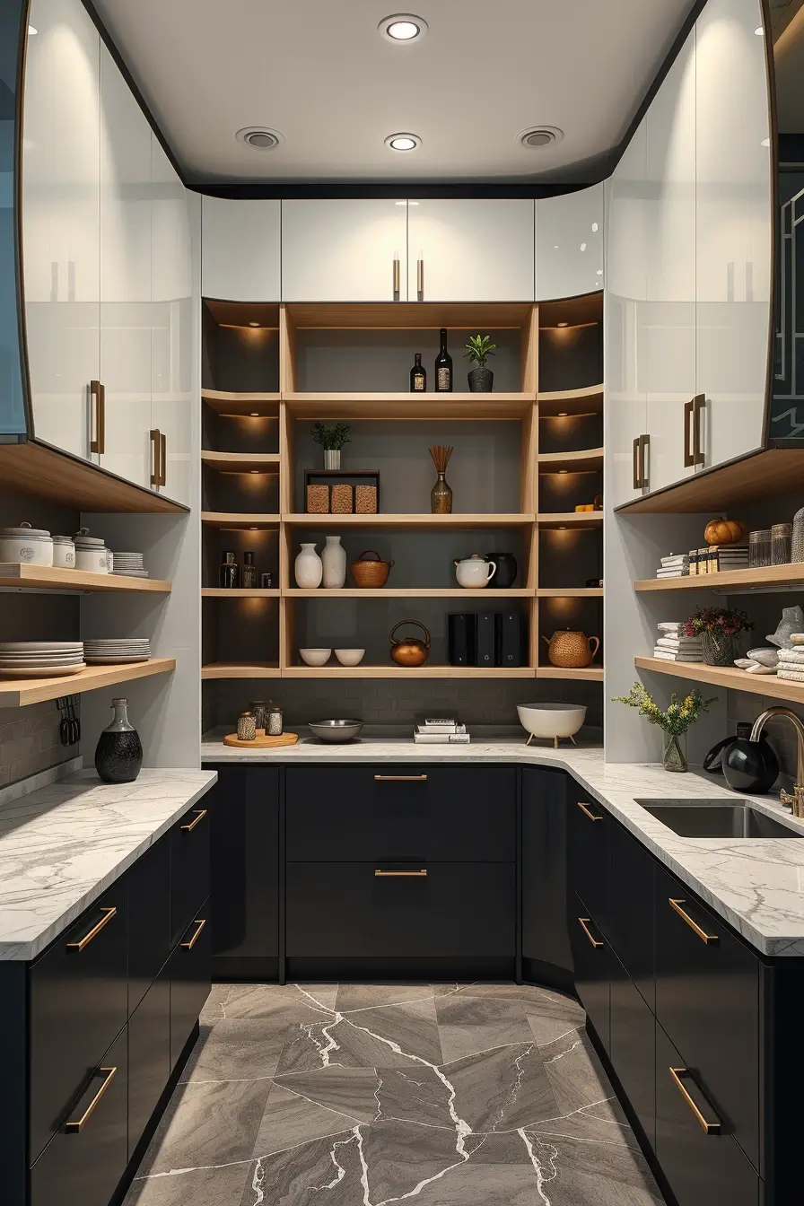 64 Pantry Renovation Ideas 2026: Modern, Designer & Curved Pantry Designs