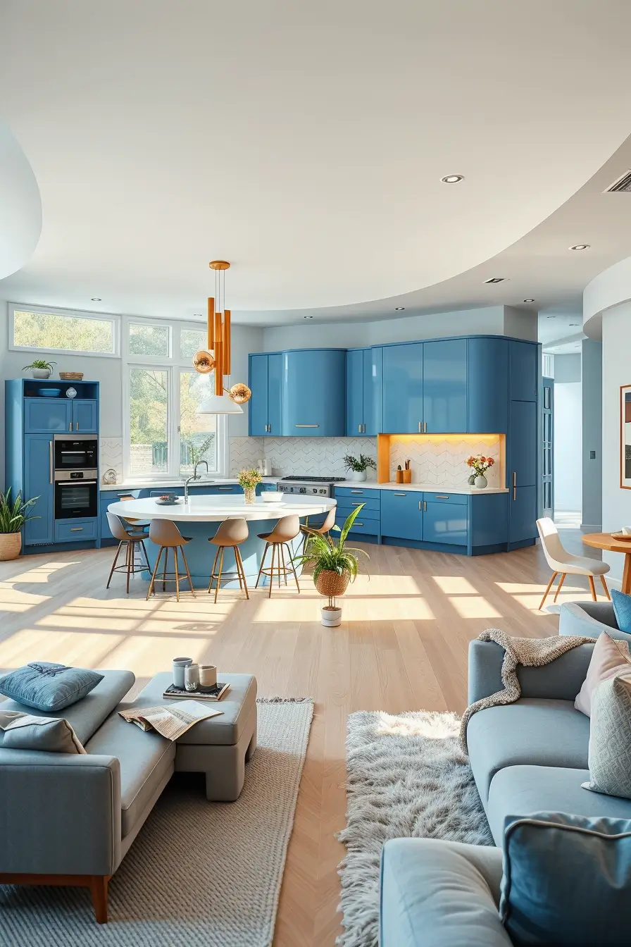 64 Blues Kitchen Ideas 2026: Modern Designer Blue Kitchens With Luxury Style