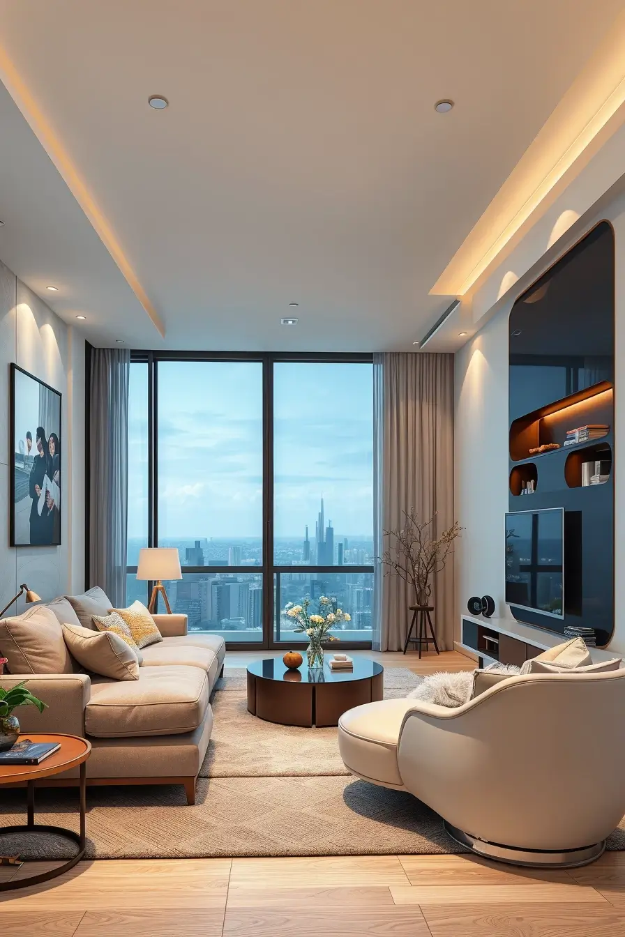 68 Apartment Living Room Designs 2026: Modern, Stylish, Curved Interior Ideas