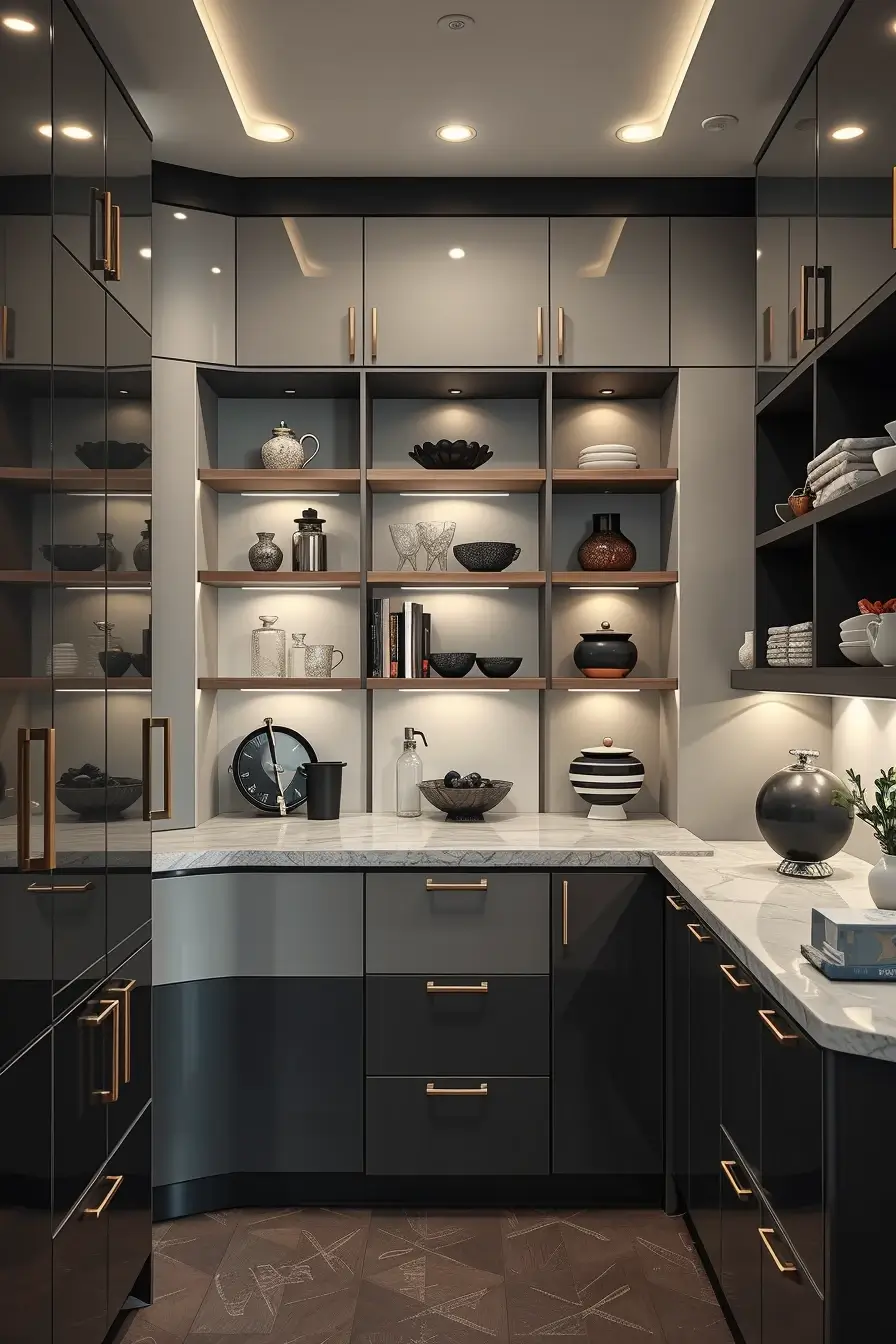 64 Pantry Renovation Ideas 2026: Modern, Designer & Curved Pantry Designs