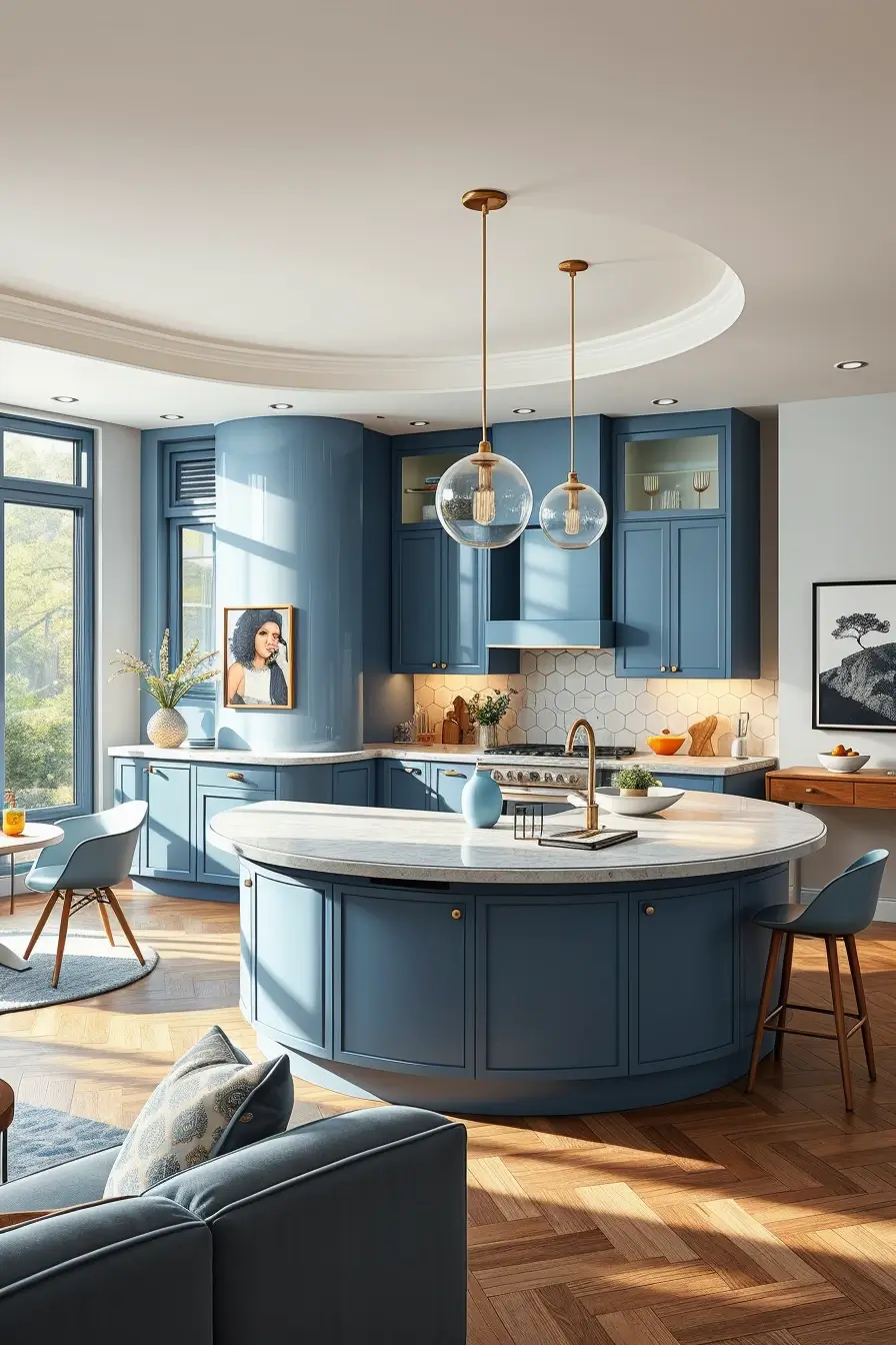 64 Blues Kitchen Ideas 2026: Modern Designer Blue Kitchens With Luxury Style