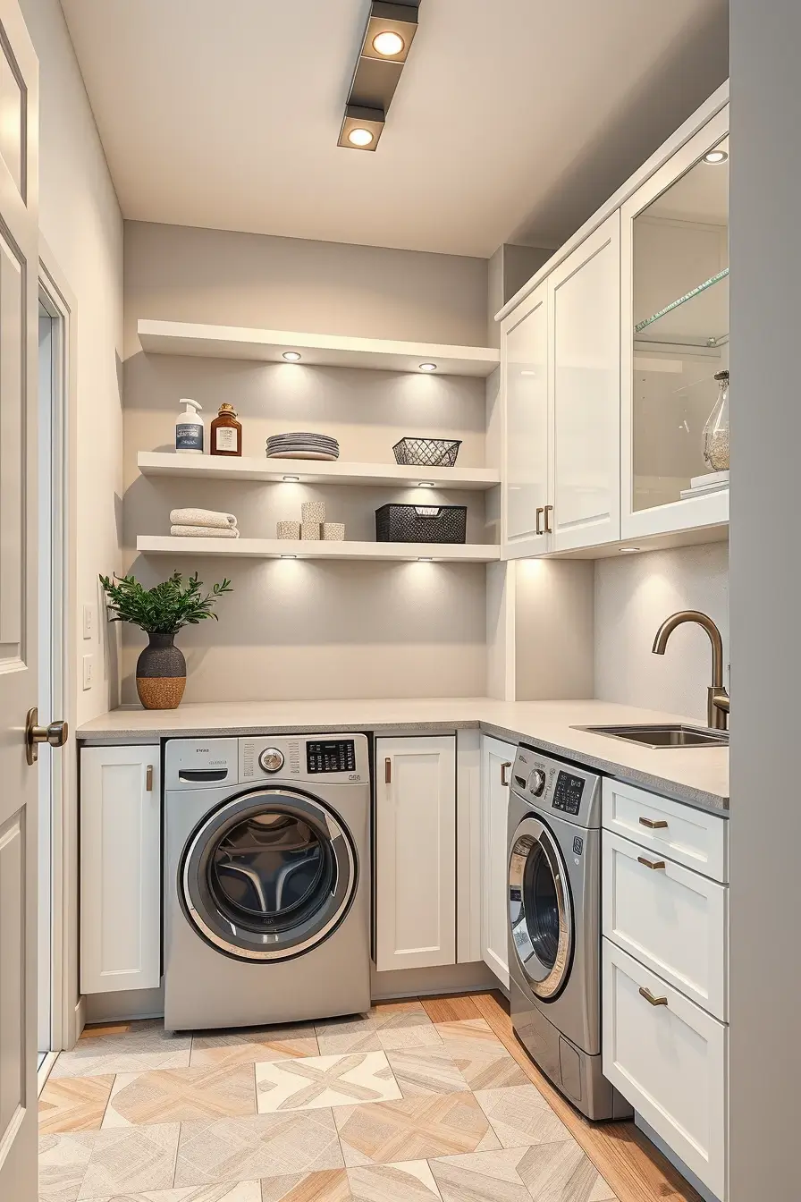 62 Laundry Room Shelves Ideas 2026: Stylish, Modern and Designer Storage Solutions