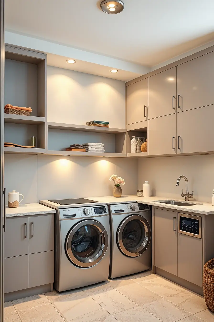 62 Laundry Room Shelves Ideas 2026: Stylish, Modern and Designer Storage Solutions