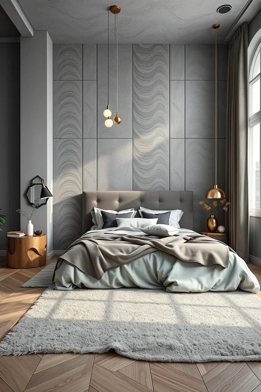 64 Grey Bedroom Ideas 2026: Modern Designer Grey Bedrooms With Curved Furniture