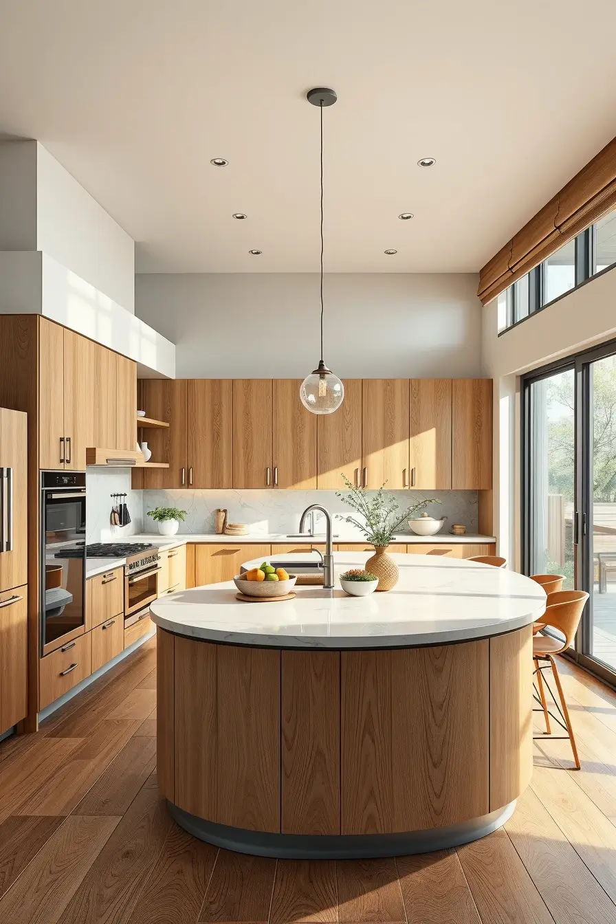 62 Oak Kitchen Ideas 2026: Sculptural, Curved and Designer Oak Interiors