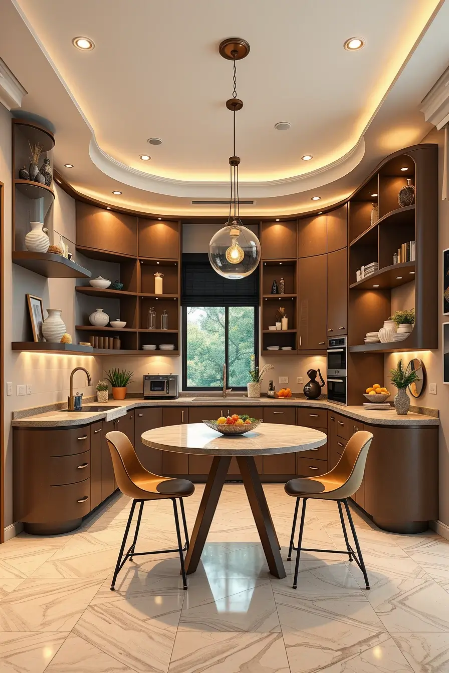 65 Small Kitchen Ideas 2026: Modern Designs, Curved Furniture & Space-Saving Trends