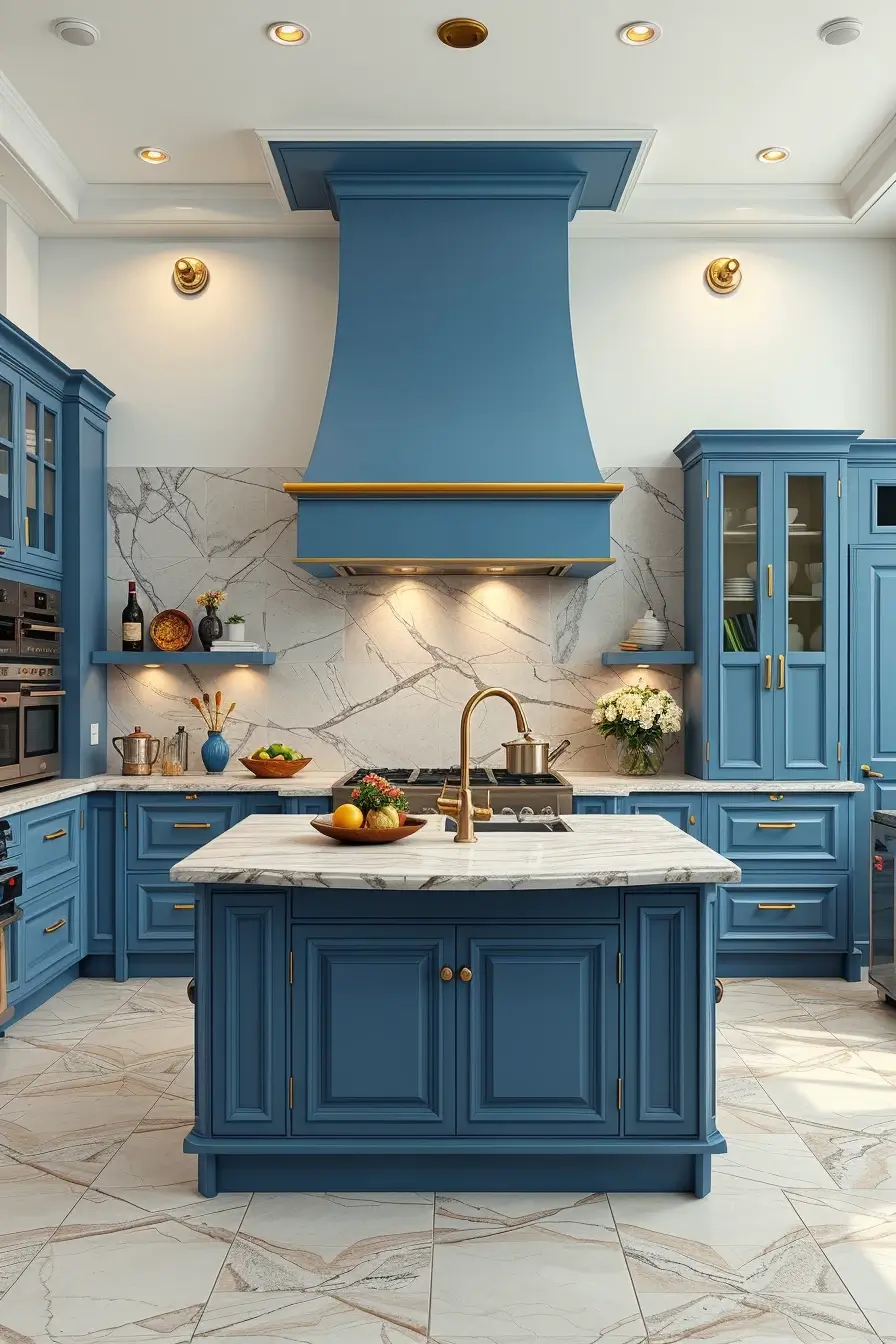 64 Blues Kitchen Ideas 2026: Modern Designer Blue Kitchens With Luxury Style