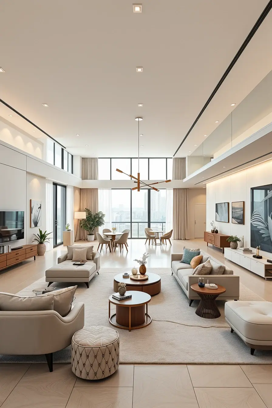 65 Living Room Inspo 2026: Futuristic, Ultra Modern & Smart Interior Ideas