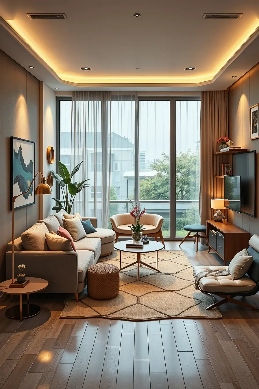 66  Compact Living Room Ideas 2026: Modern, Stylish & Space-Saving Design Inspiration