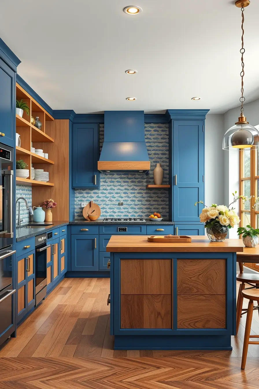 64 Blues Kitchen Ideas 2026: Modern Designer Blue Kitchens With Luxury Style