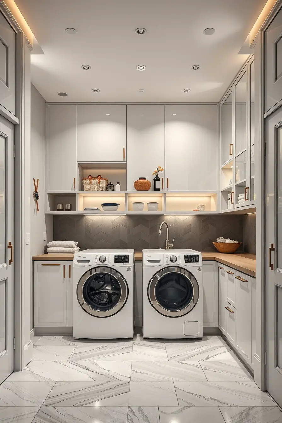 62 Laundry Room Shelves Ideas 2026: Stylish, Modern and Designer Storage Solutions