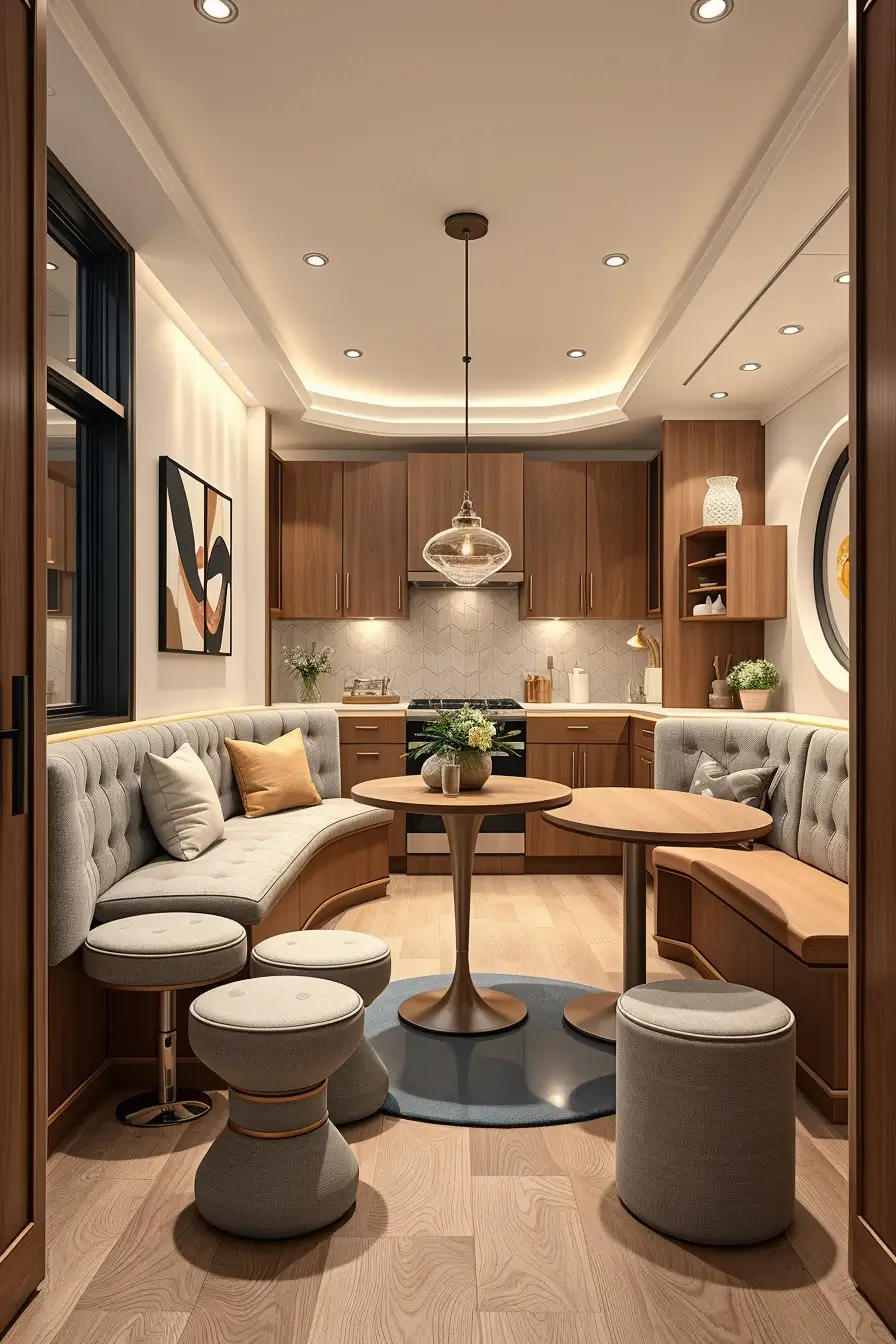 65 Small Kitchen Ideas 2026: Modern Designs, Curved Furniture & Space-Saving Trends