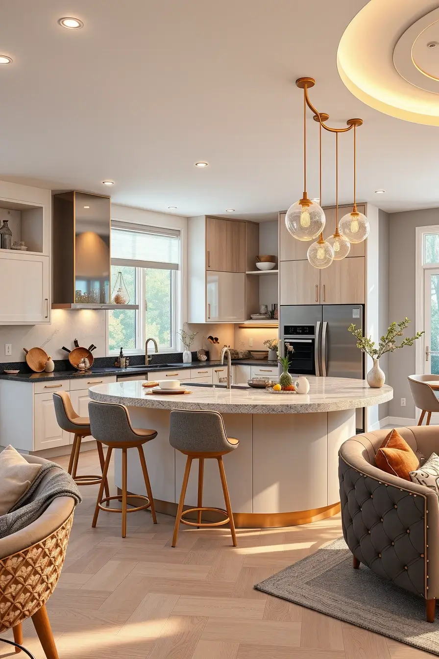 64 Kitchen Layouts 2026: Stylish Curved and Modern Designer Kitchen Ideas