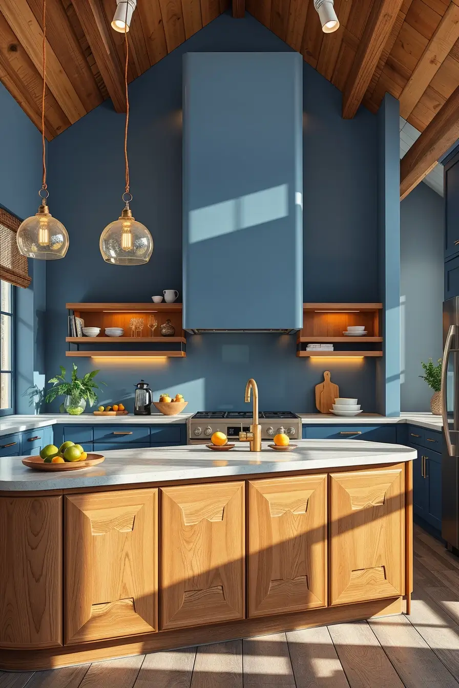 64 Blues Kitchen Ideas 2026: Modern Designer Blue Kitchens With Luxury Style