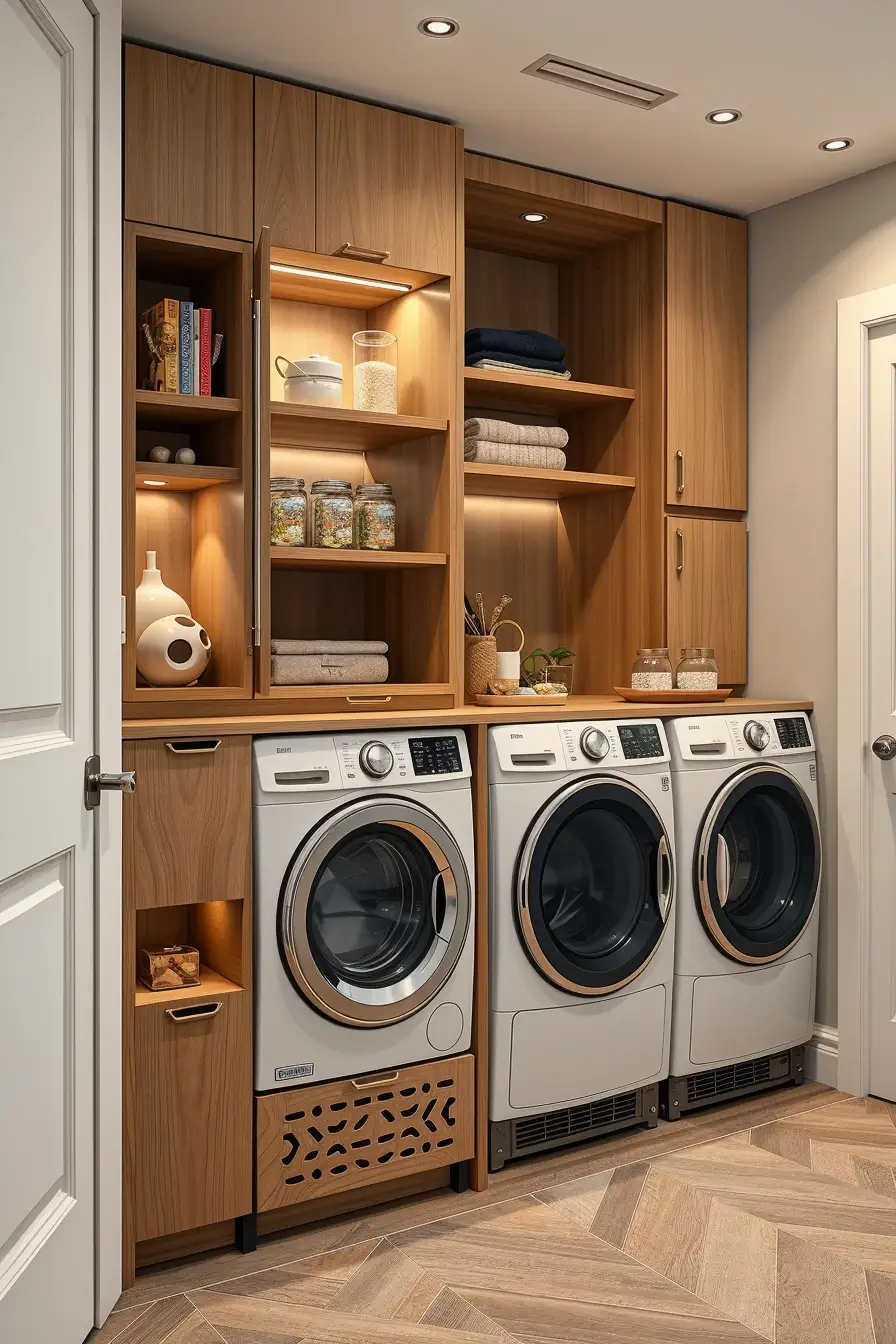 62 Laundry Room Shelves Ideas 2026: Stylish, Modern and Designer Storage Solutions