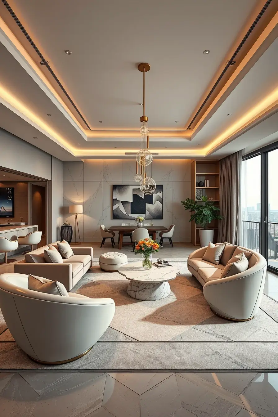 68 Apartment Living Room Designs 2026: Modern, Stylish, Curved Interior Ideas