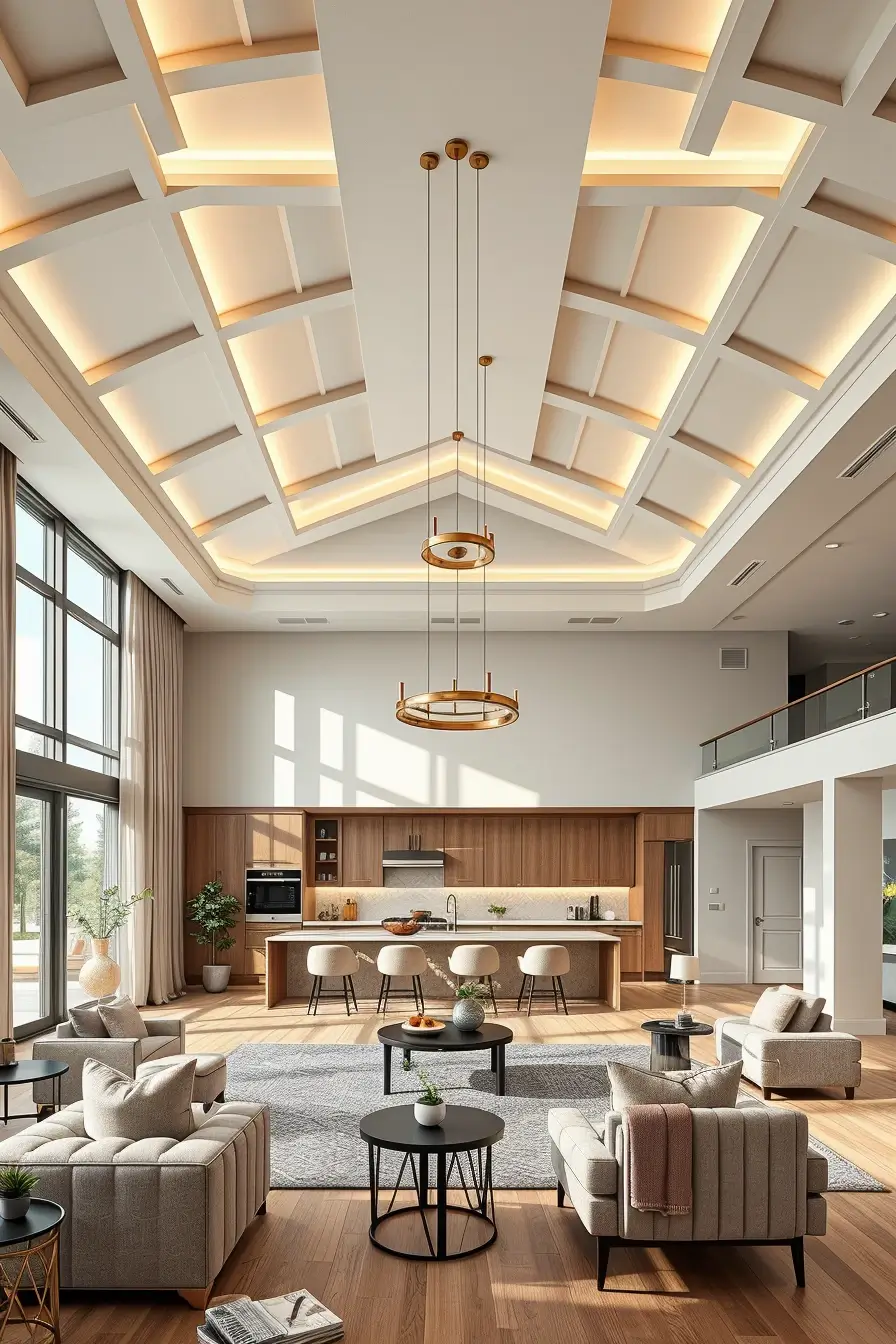 64 Open Kitchen Living Rooms for 2026 with Curved Designer Interiors