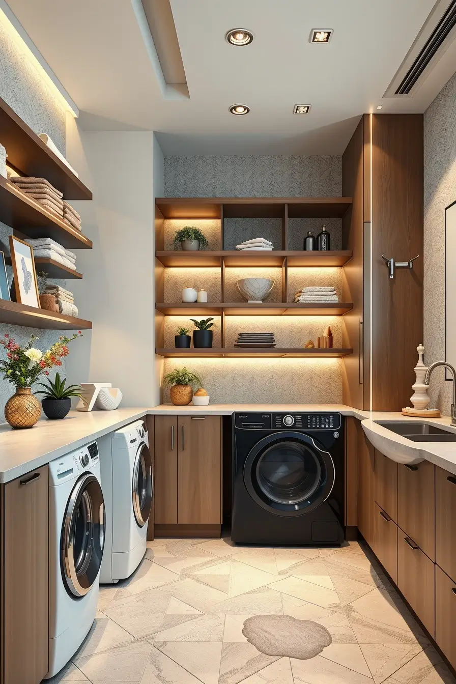 62 Laundry Room Shelves Ideas 2026: Stylish, Modern and Designer Storage Solutions