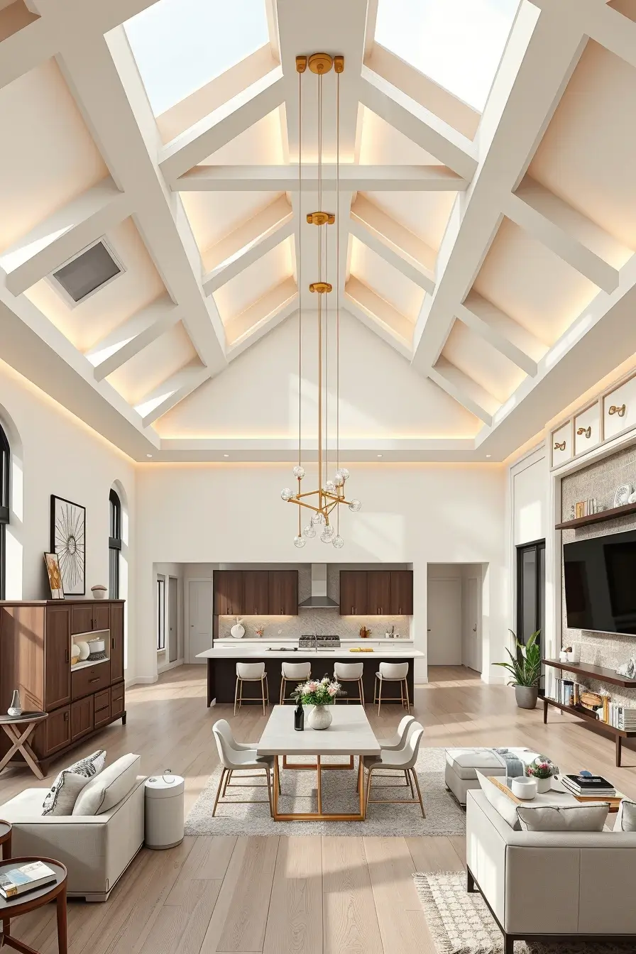 64 Open Kitchen Living Rooms for 2026 with Curved Designer Interiors