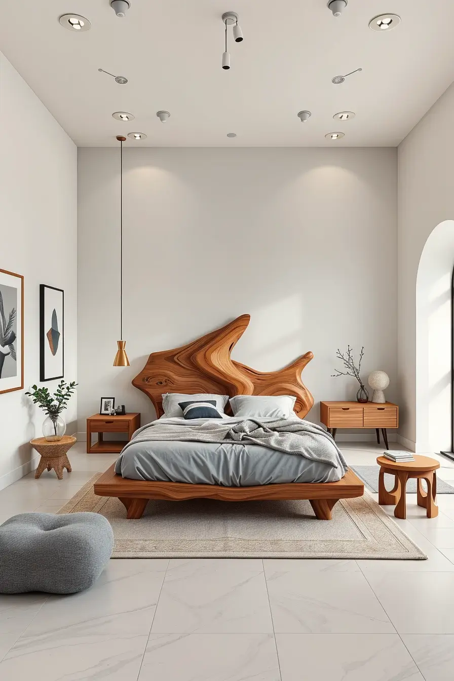 62 Wooden Bed Design Ideas 2026 With Sculptural And Designer Wooden Headboards