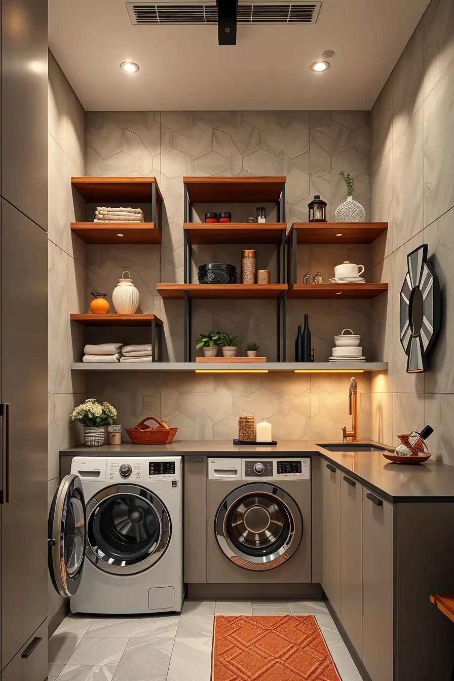 62 Laundry Room Shelves Ideas 2026: Stylish, Modern and Designer Storage Solutions