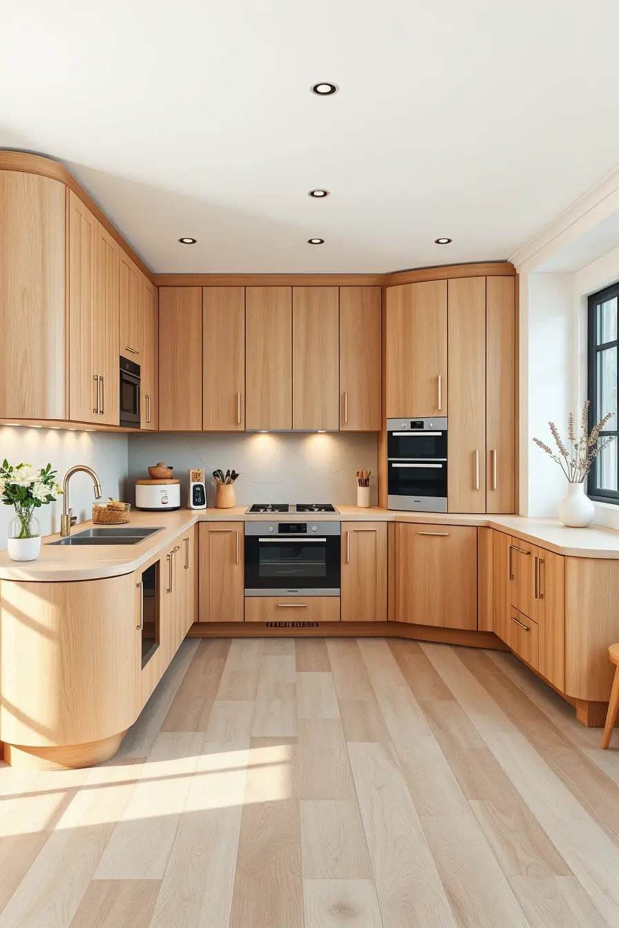 64 Wood Kitchen Ideas 2026: Curved, Designer & Modern Wood Kitchens With Sculptural Forms