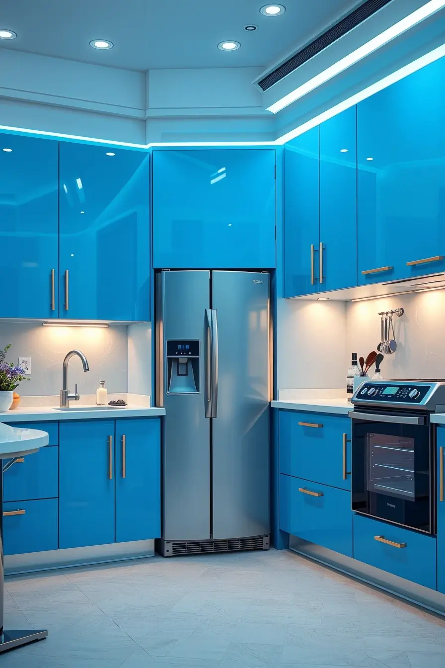 64 Blues Kitchen Ideas 2026: Modern Designer Blue Kitchens With Luxury Style