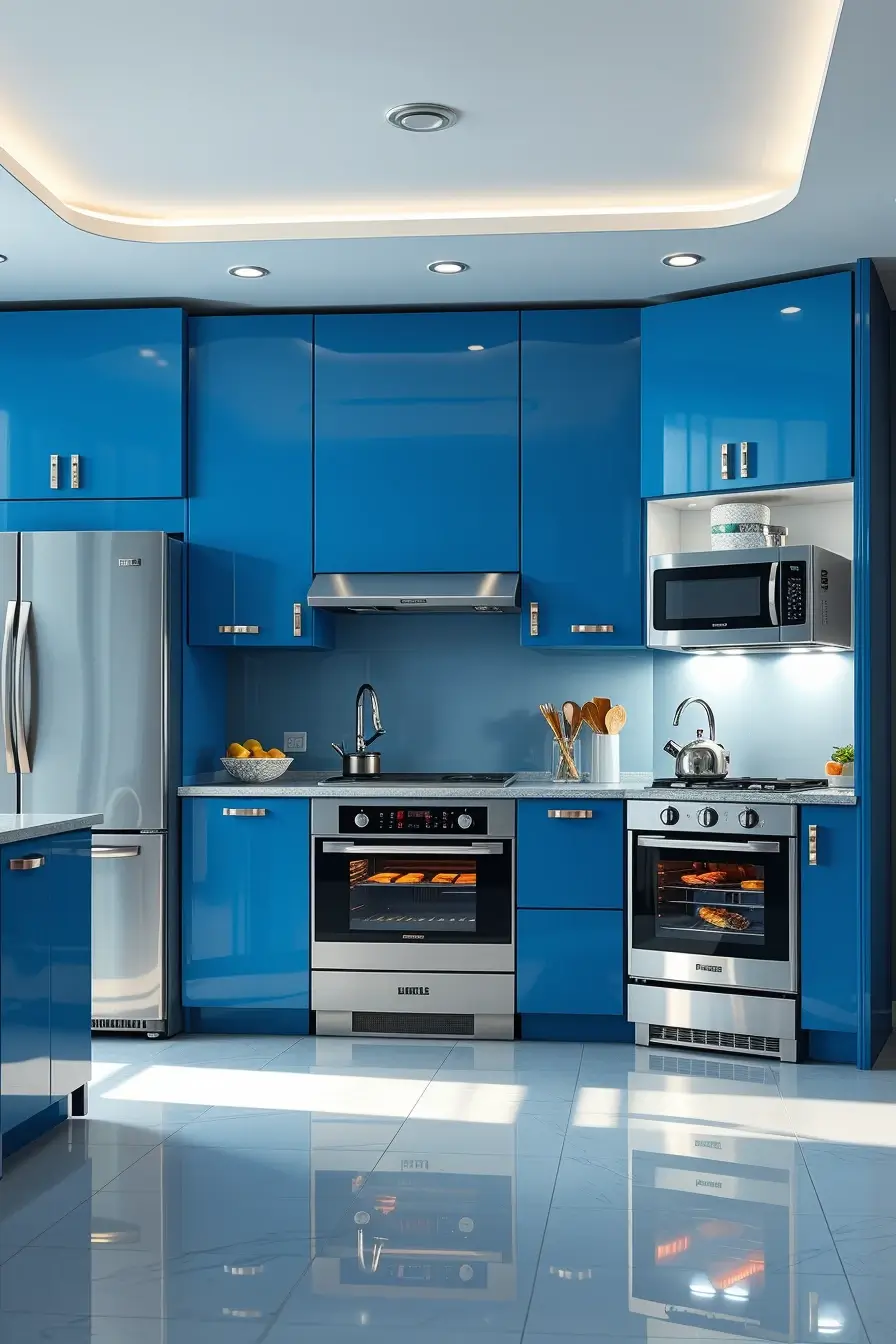 64 Blues Kitchen Ideas 2026: Modern Designer Blue Kitchens With Luxury Style