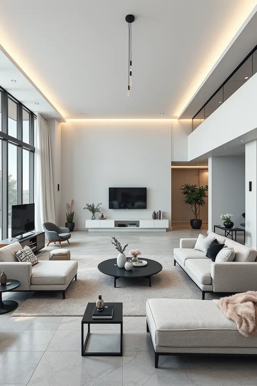 65 Living Room Inspo 2026: Futuristic, Ultra Modern & Smart Interior Ideas