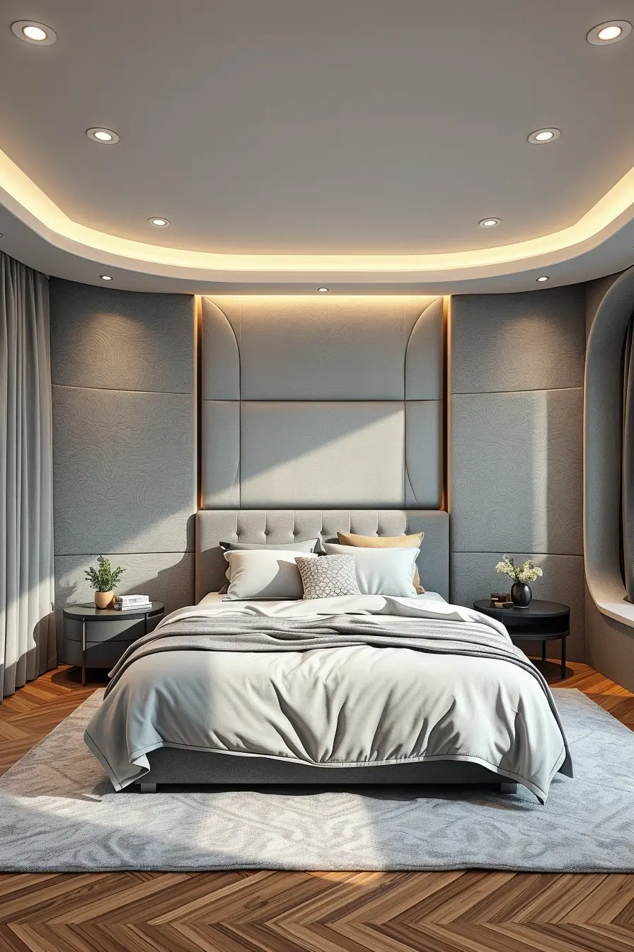 64 Grey Bedroom Ideas 2026: Modern Designer Grey Bedrooms With Curved Furniture