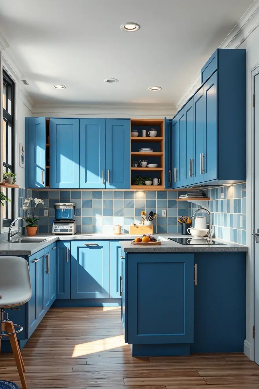 64 Blues Kitchen Ideas 2026: Modern Designer Blue Kitchens With Luxury Style