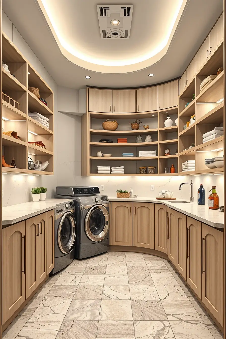 62 Laundry Room Shelves Ideas 2026: Stylish, Modern and Designer Storage Solutions