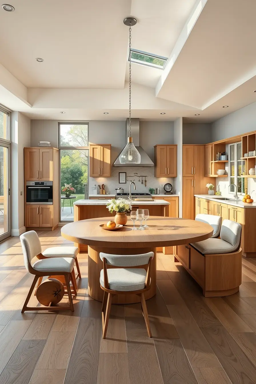 62 Oak Kitchen Ideas 2026: Sculptural, Curved and Designer Oak Interiors