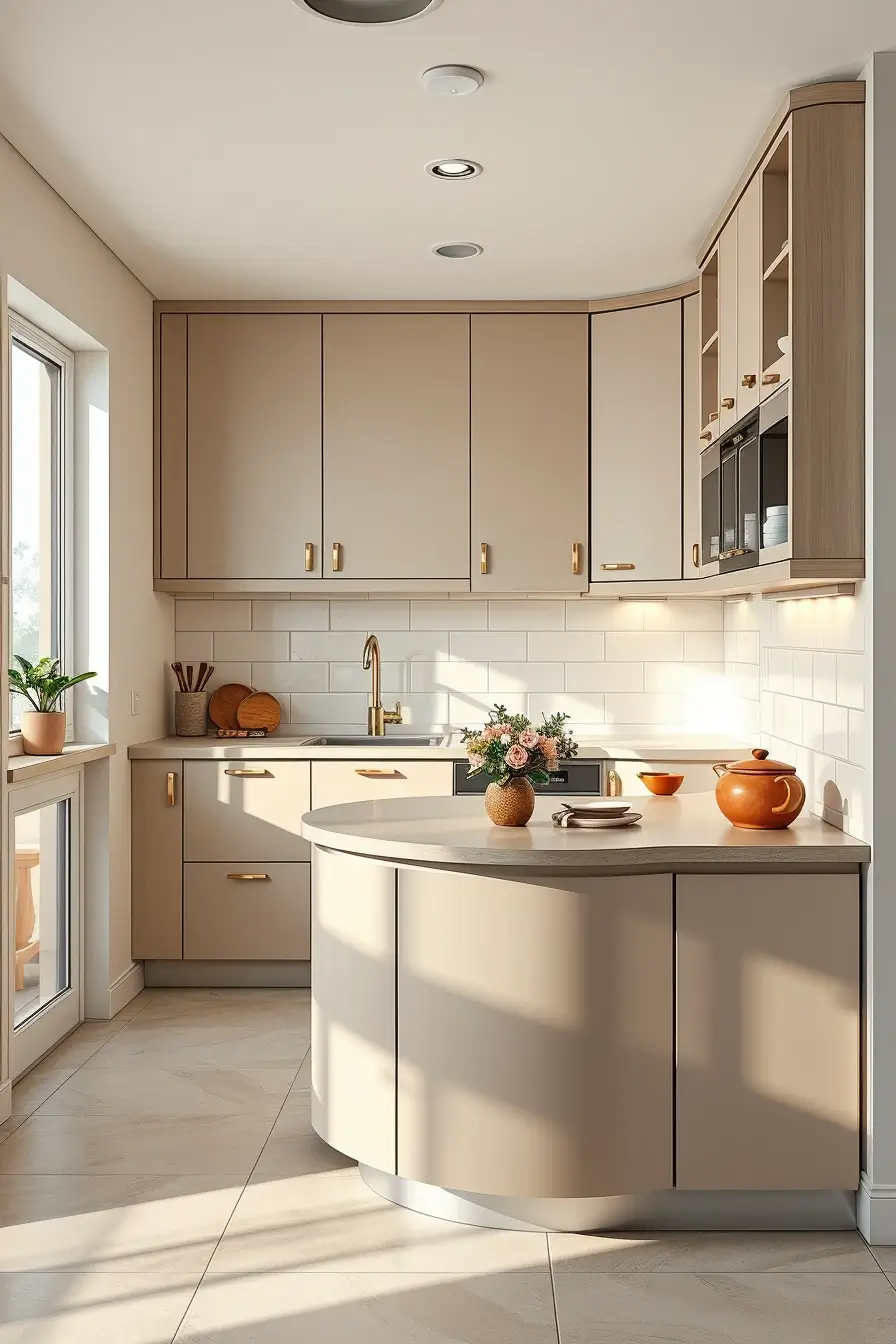 65 Small Kitchen Ideas 2026: Modern Designs, Curved Furniture & Space-Saving Trends