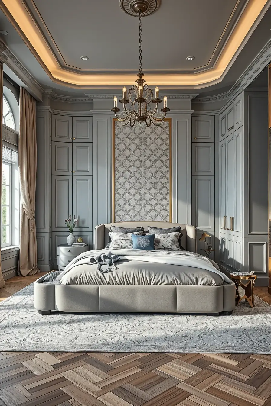 64 Grey Bedroom Ideas 2026: Modern Designer Grey Bedrooms With Curved Furniture