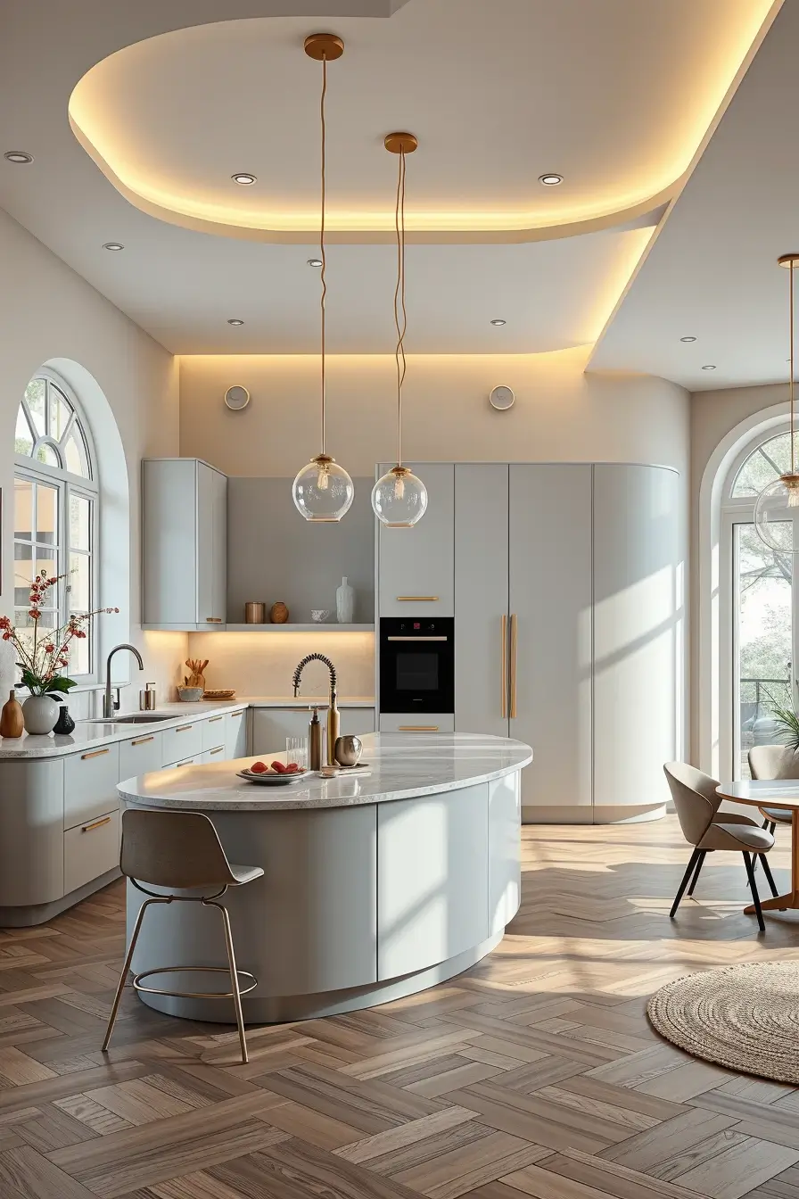 64 Kitchen Layouts 2026: Stylish Curved and Modern Designer Kitchen Ideas