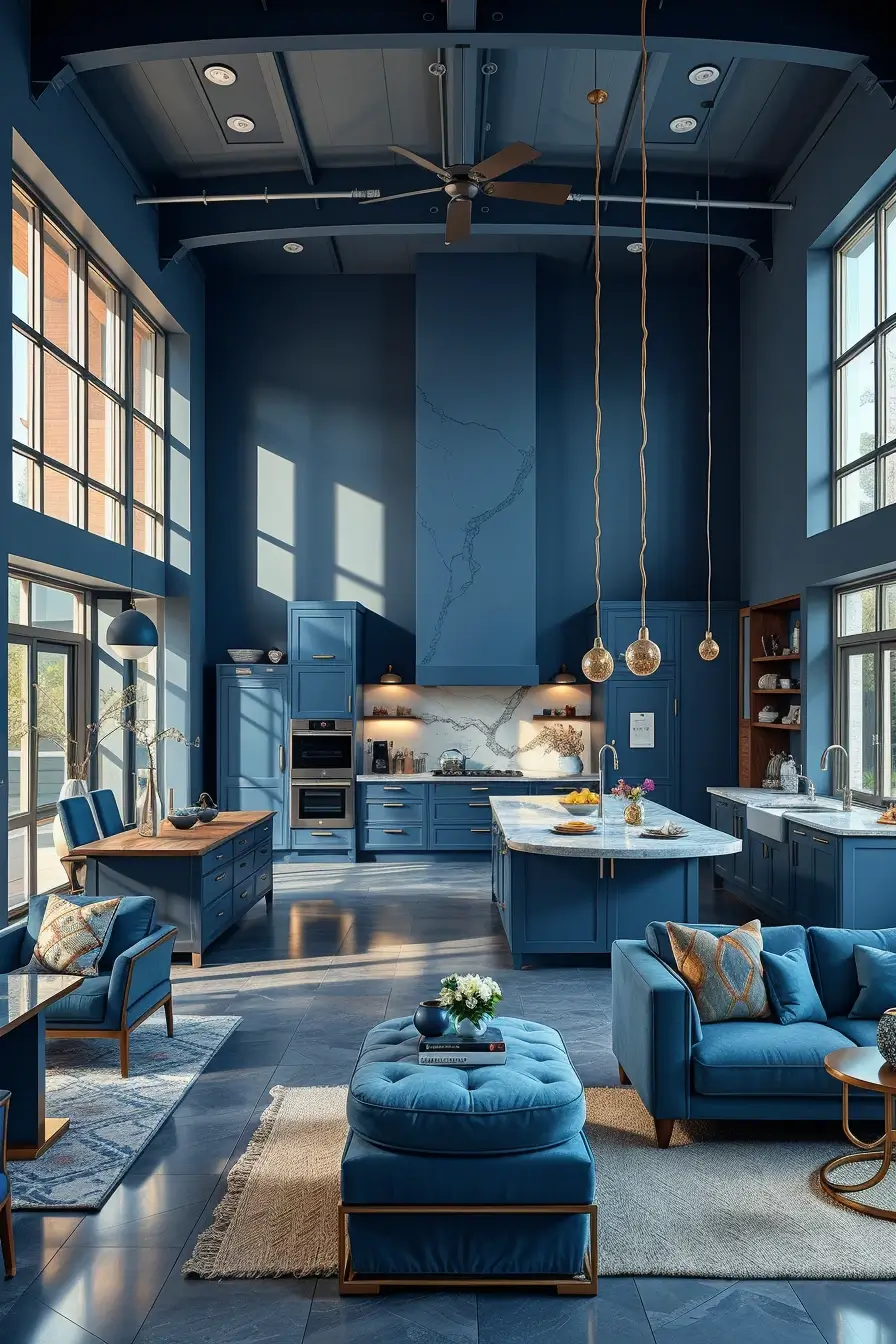 64 Blues Kitchen Ideas 2026: Modern Designer Blue Kitchens With Luxury Style