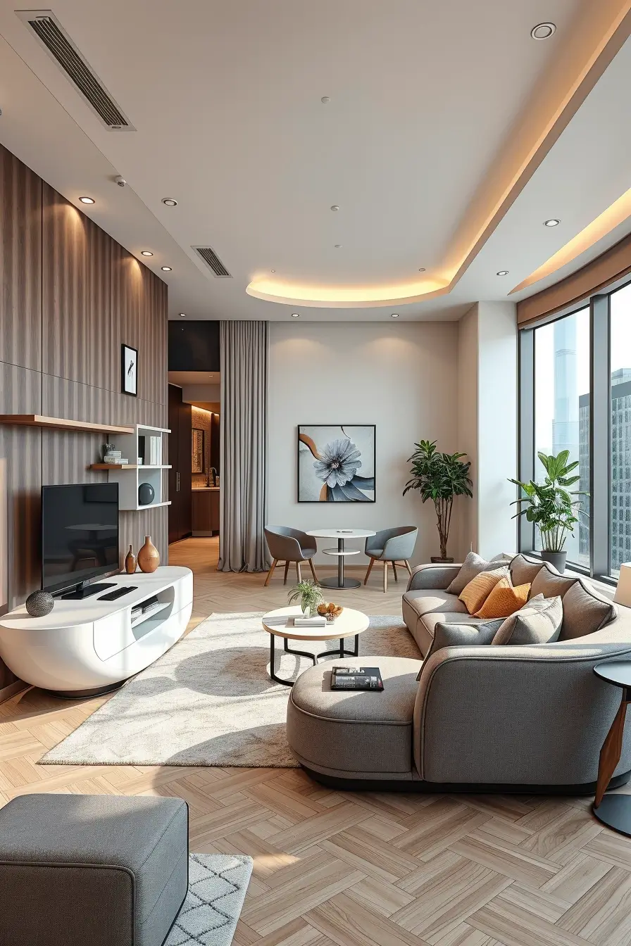 68 Apartment Living Room Designs 2026: Modern, Stylish, Curved Interior Ideas